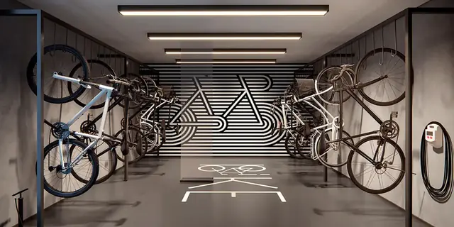 Bicicletário das torres Alpha Vert