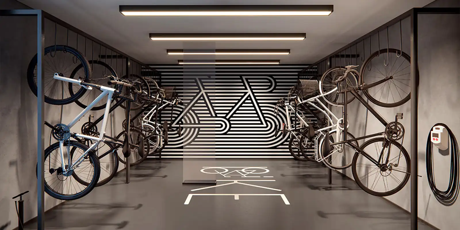 Bicicletário das torres Alpha Vert