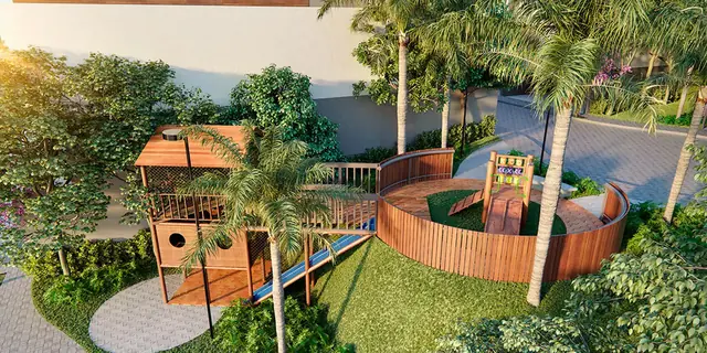 Playground dos apartamentos Alpha Vert