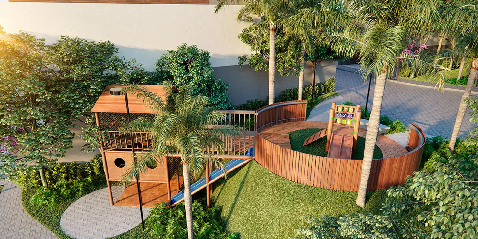 Playground dos apartamentos Alpha Vert